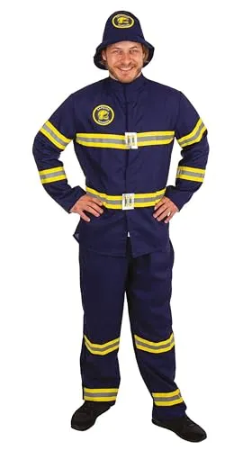 P'tit Clown re21097 costume pompiere adulto L/XL