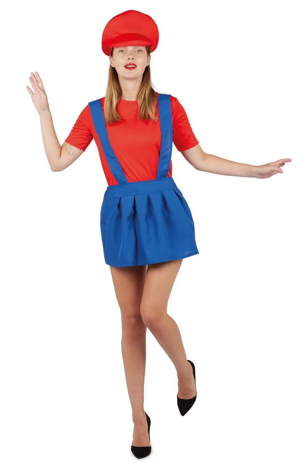 P'tit Clown Costume Idraulico Uomo Taglia Unica Carnevale