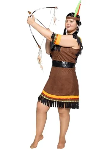 Funidelia Nativo Deluxe costume donna marrone