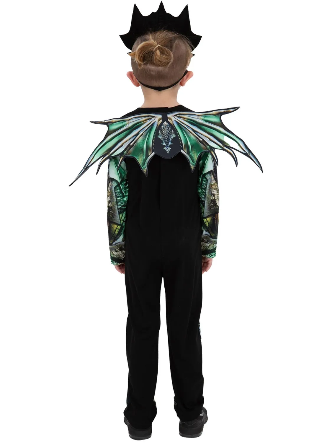Smiffys Dragon Costume Drago L 10-12 Anni Verde