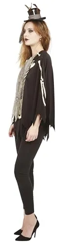 P'tit Clown RE22110 costume scheletro adulto taglia unica