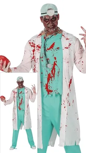 Fiestas Guirca Costume Dottore Zombie L 52-54 insanguinato