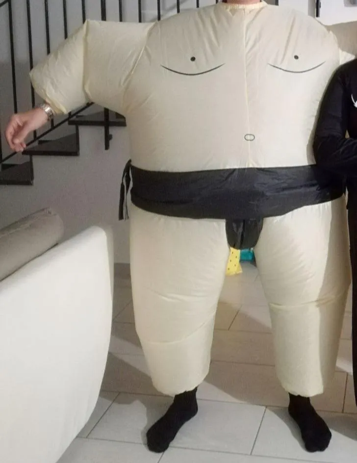 Bodysocks Sumo costume gonfiabile adulto con cappello