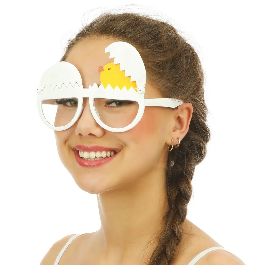 P'tit Clown 23834 occhiali pulcino Pasqua guscio