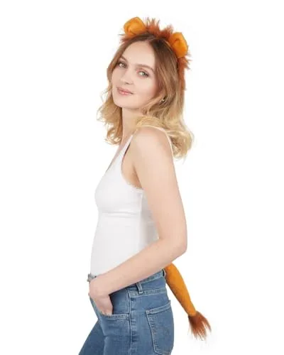 P'tit Clown RE14004 Set Leone con Coda Carnevale