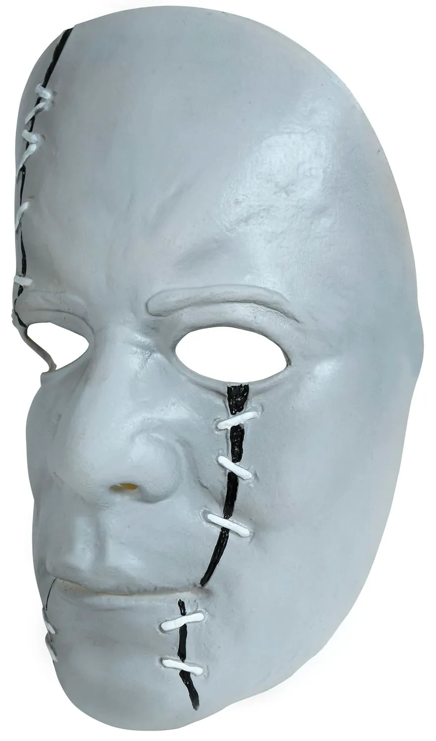 Guirca Faccia Cucita maschera adulto lattice bianca