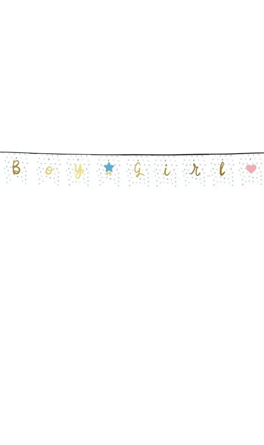 Fiestas Guirca Festone It's a Boy or a Girl 220 cm