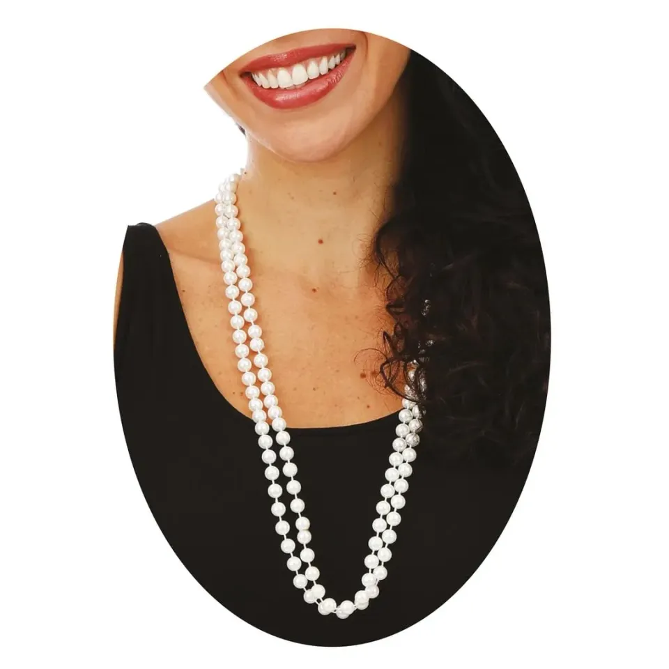 P'tit Clown 50106 collana perle rosse lunga 1,60 m