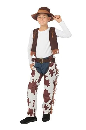 P'tit Clown costume cowboy bambino 10-12 anni poliestere