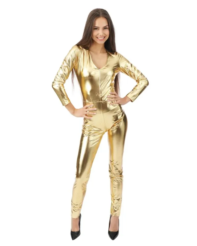 P'tit Clown Tuta Intera costume donna argento S-M