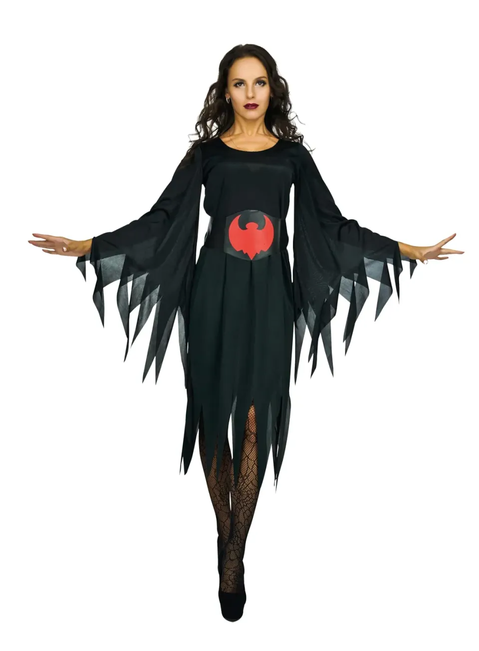 P'tit Clown Pipistrello costume bambino L/XL nero con ali