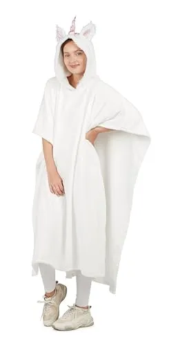 P'tit Clown 97004 Poncho Bianco Adulto Carnevale