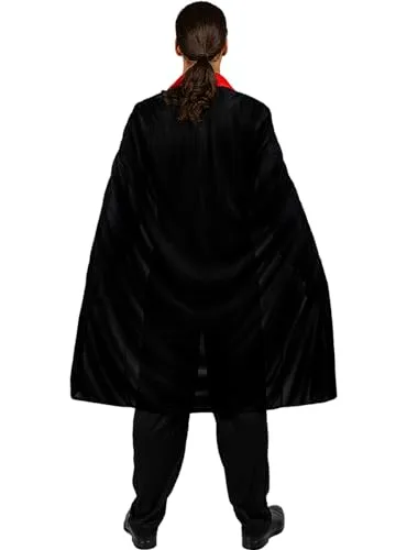 Funidelia Vampiro mantello adulto nero 110 cm Halloween