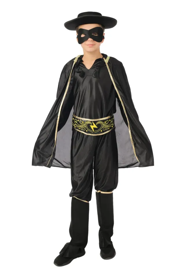 P'tit Clown Bandito Mascherato Costume 10-12 Anni 7 Pezzi