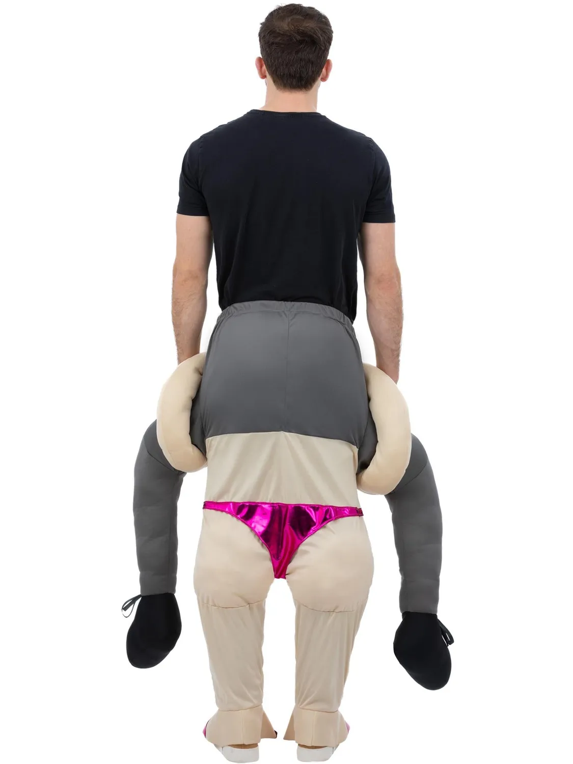 Smiffys Piggyback Stripper costume cavalluccio uomo divertente