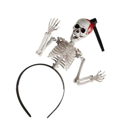 P'tit Clown 23568 cerchietto mezzo scheletro Halloween