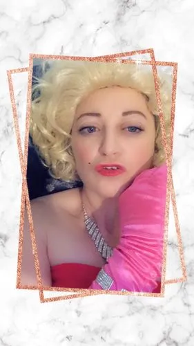 Smiffys Blonde Bombshell parrucca bionda riccia corta