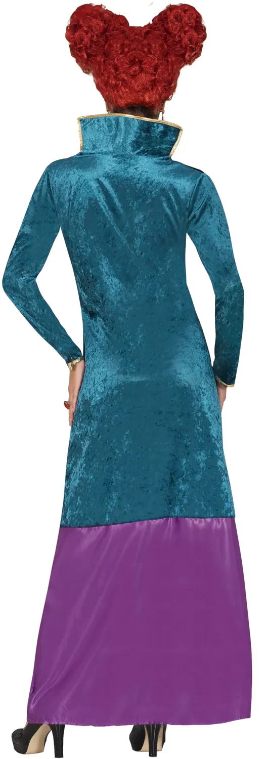 Guirca sorella strega magica costume donna S viola turchese