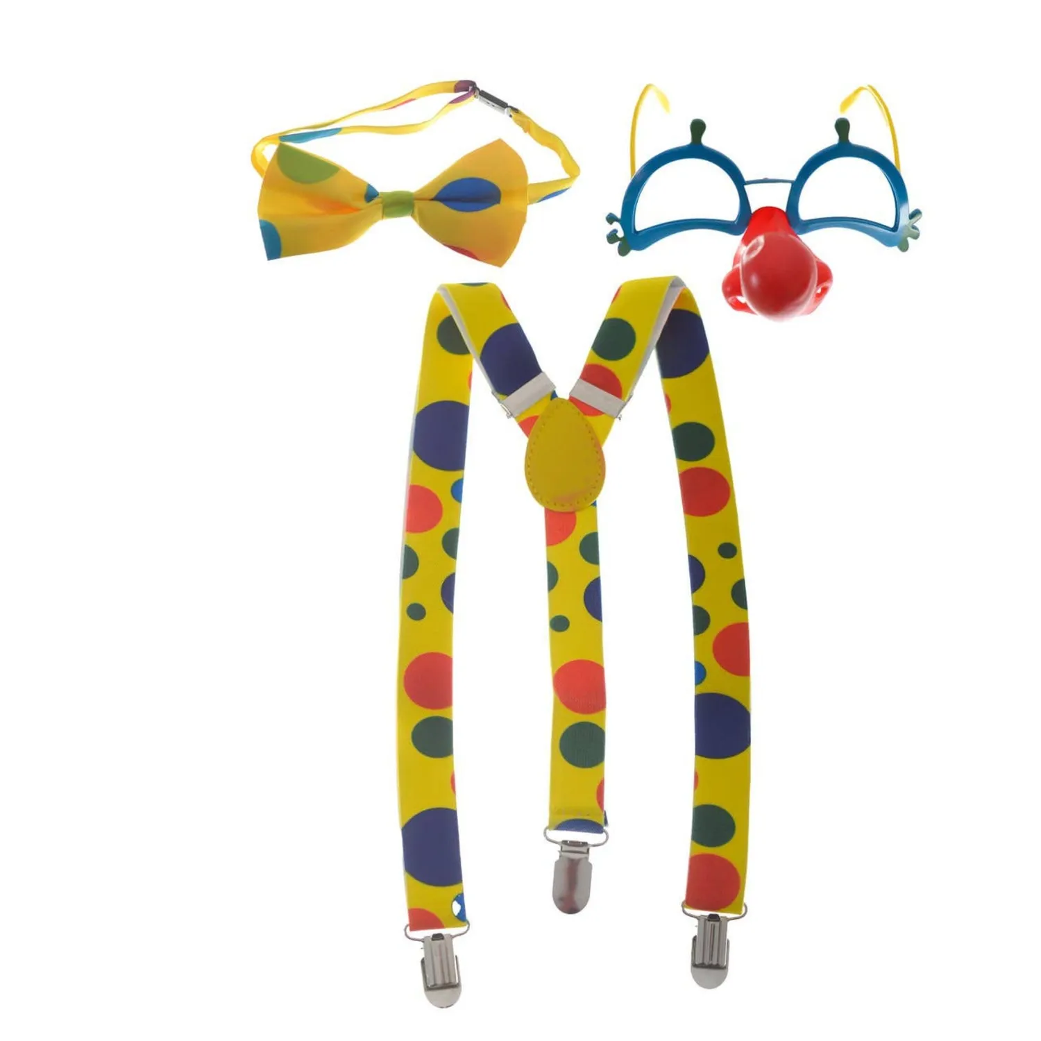 P'tit Clown 66638 set accessori multicolore per costume adulto