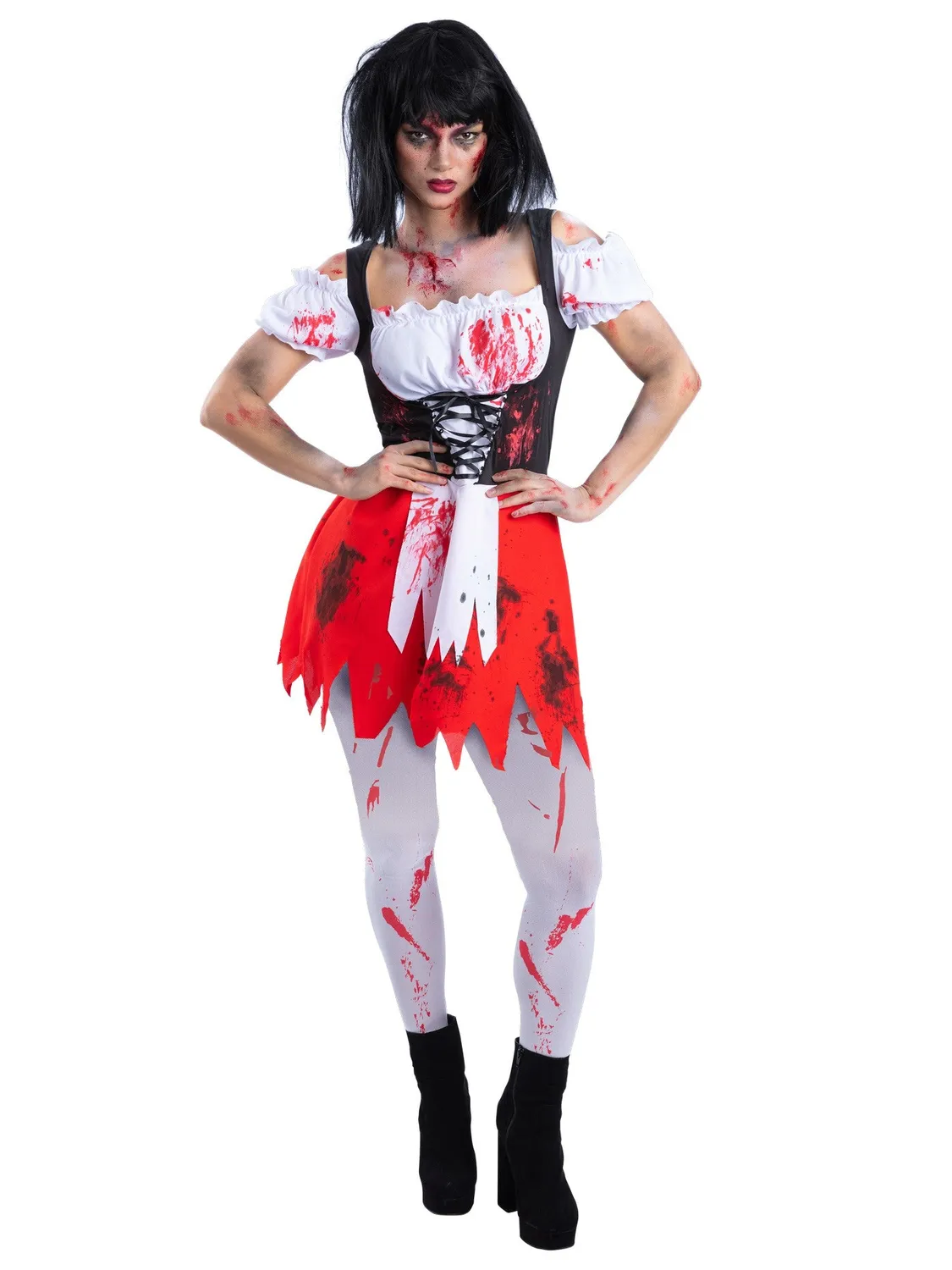 Smiffys Zombie Red Riding Hood costume donna M