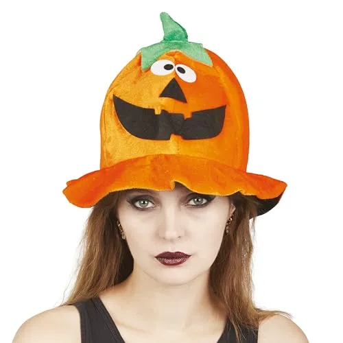 P'tit Clown Cappello Zucca Arancione Adulto Halloween