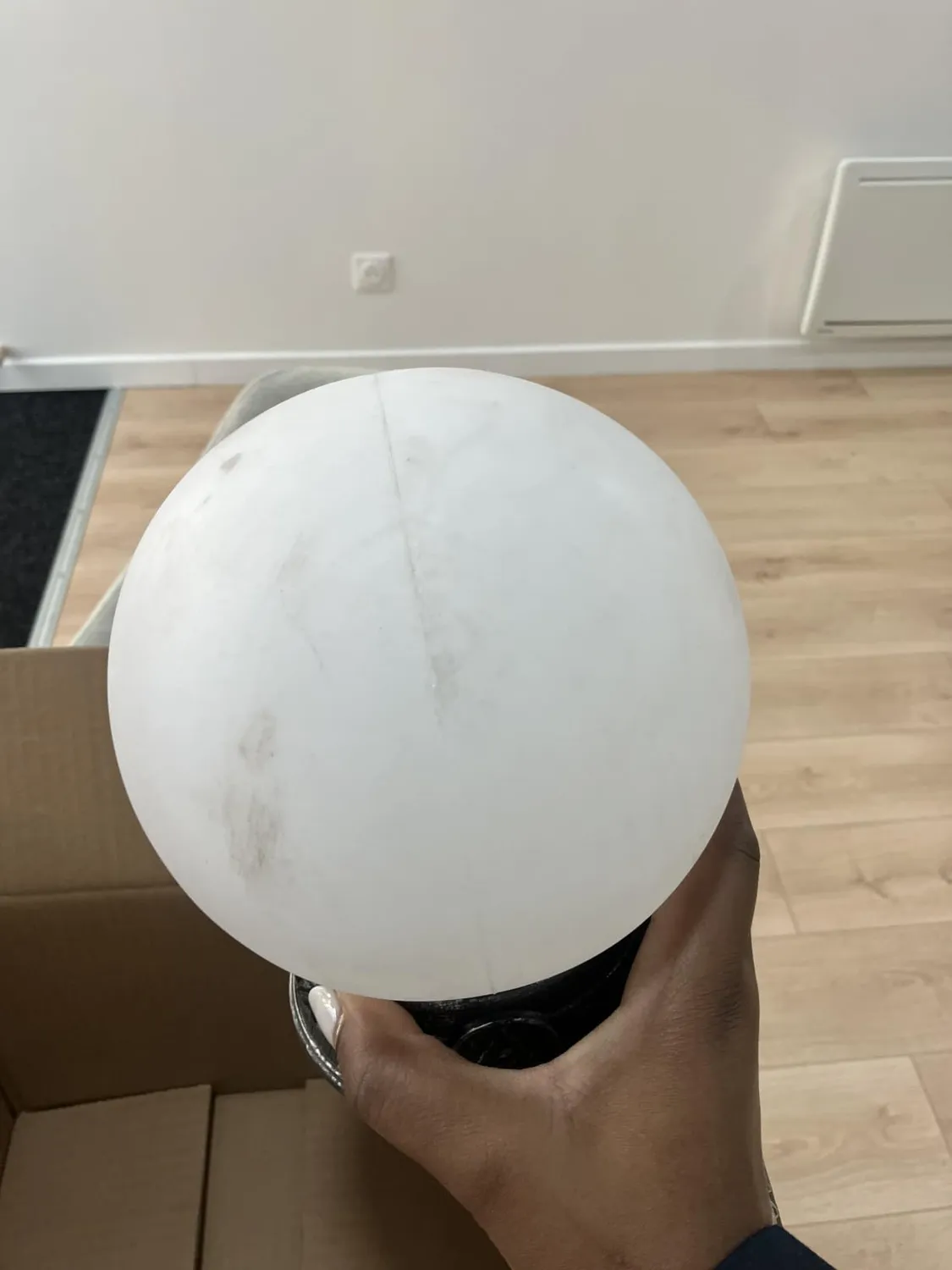 P'tit Clown Sfera di Cristallo decorazione sonora luminosa 18 cm
