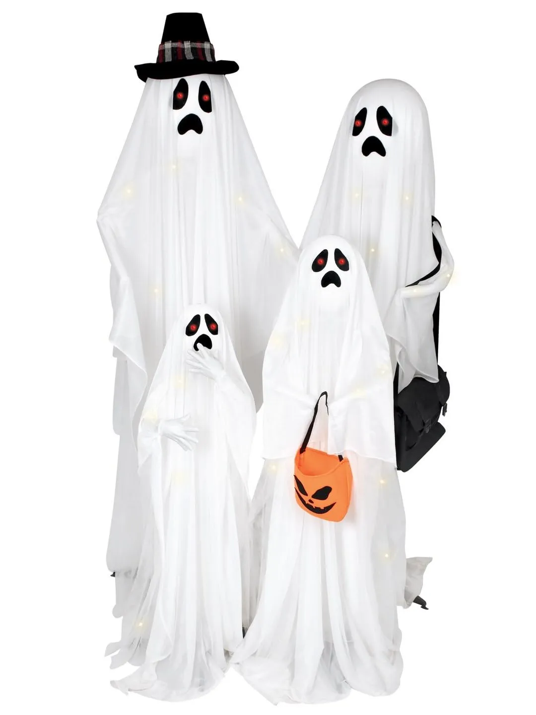 P'tit Clown Fantasmi decorazione Halloween 160 cm 4 pezzi