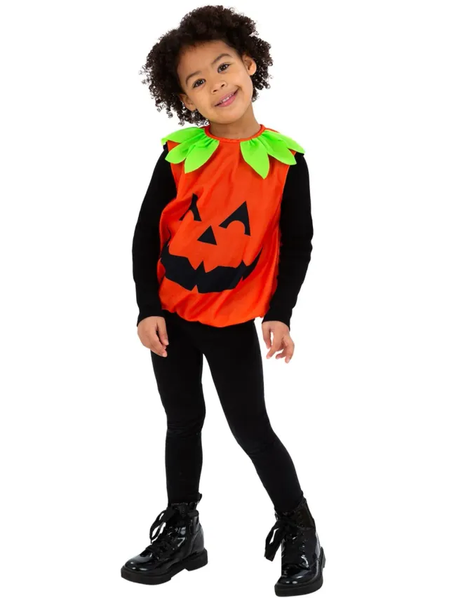 Smiffys Toddler Pumpkin costume zucca 1-2 anni arancione