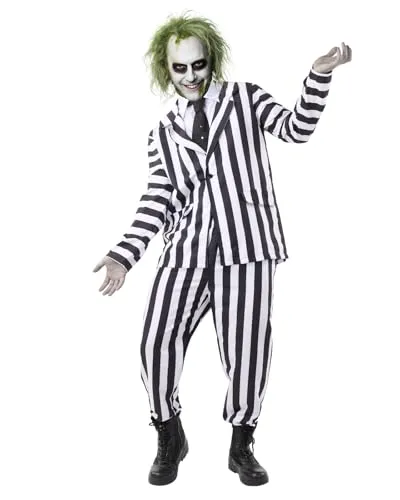 Funidelia Beetlejuice Costume Uomo a Righe M