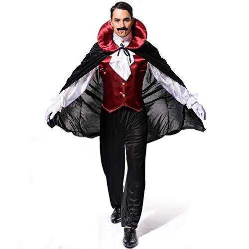 SEA HARE Vampiro Gotico Medievale costume uomo adulto