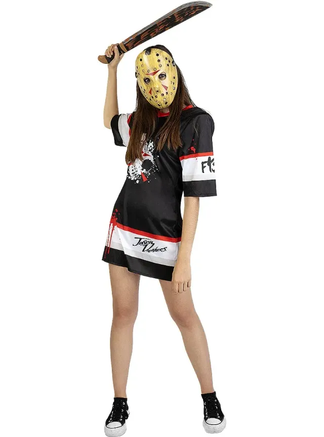 Funidelia Venerdì 13 Jason costume donna nero taglia S horror