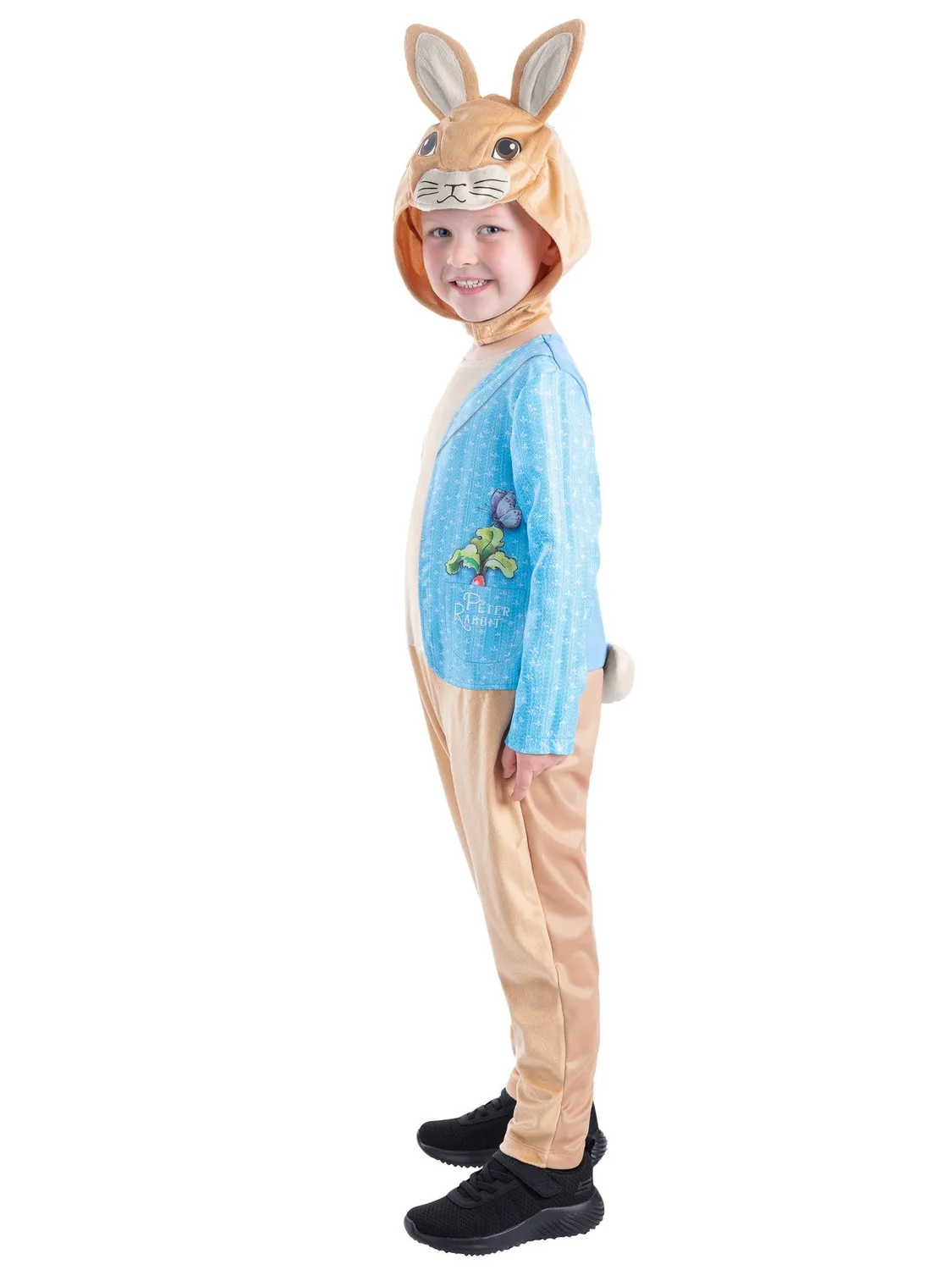 Smiffys Peter Rabbit tutina costume bimbo con cappuccio