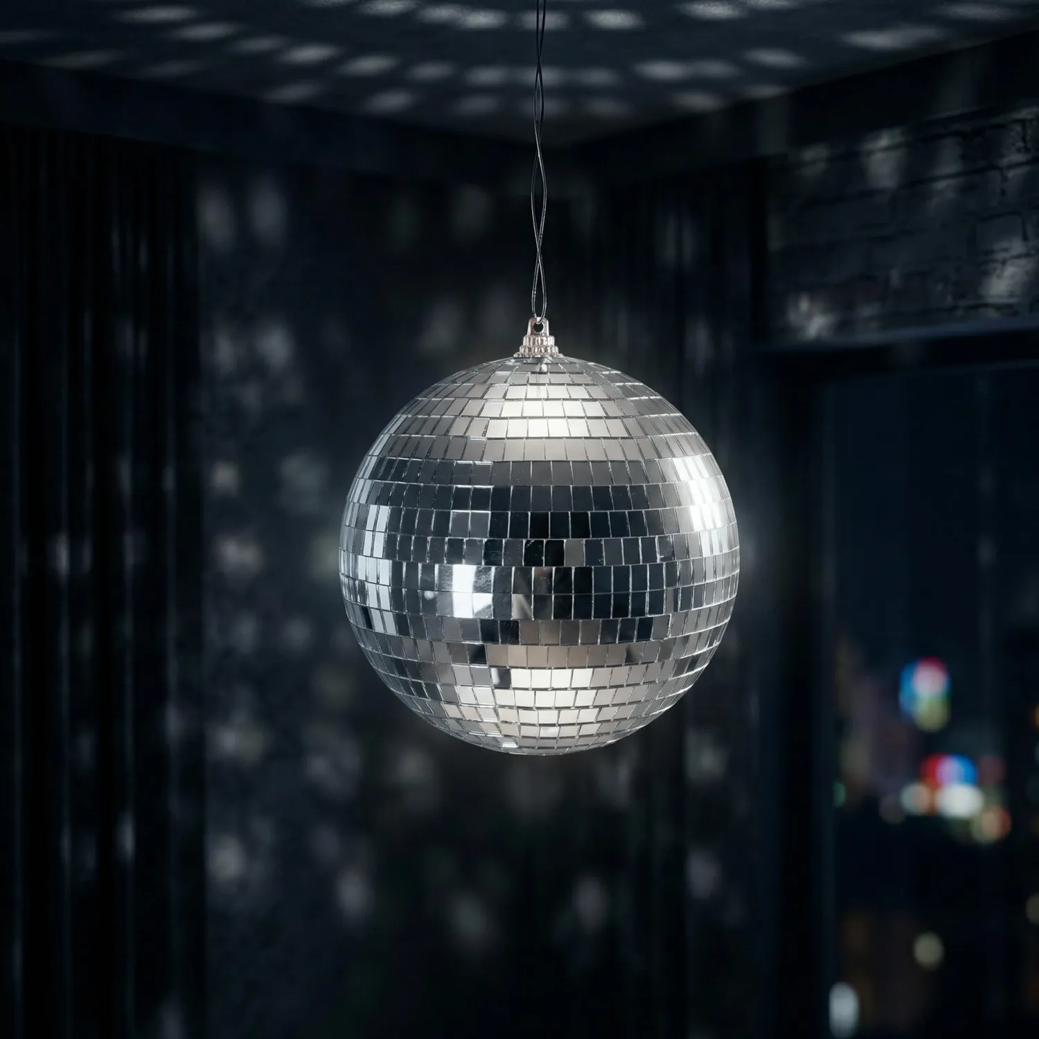 P'tit Clown 23457 palla da discoteca 15 cm argento sfaccettata