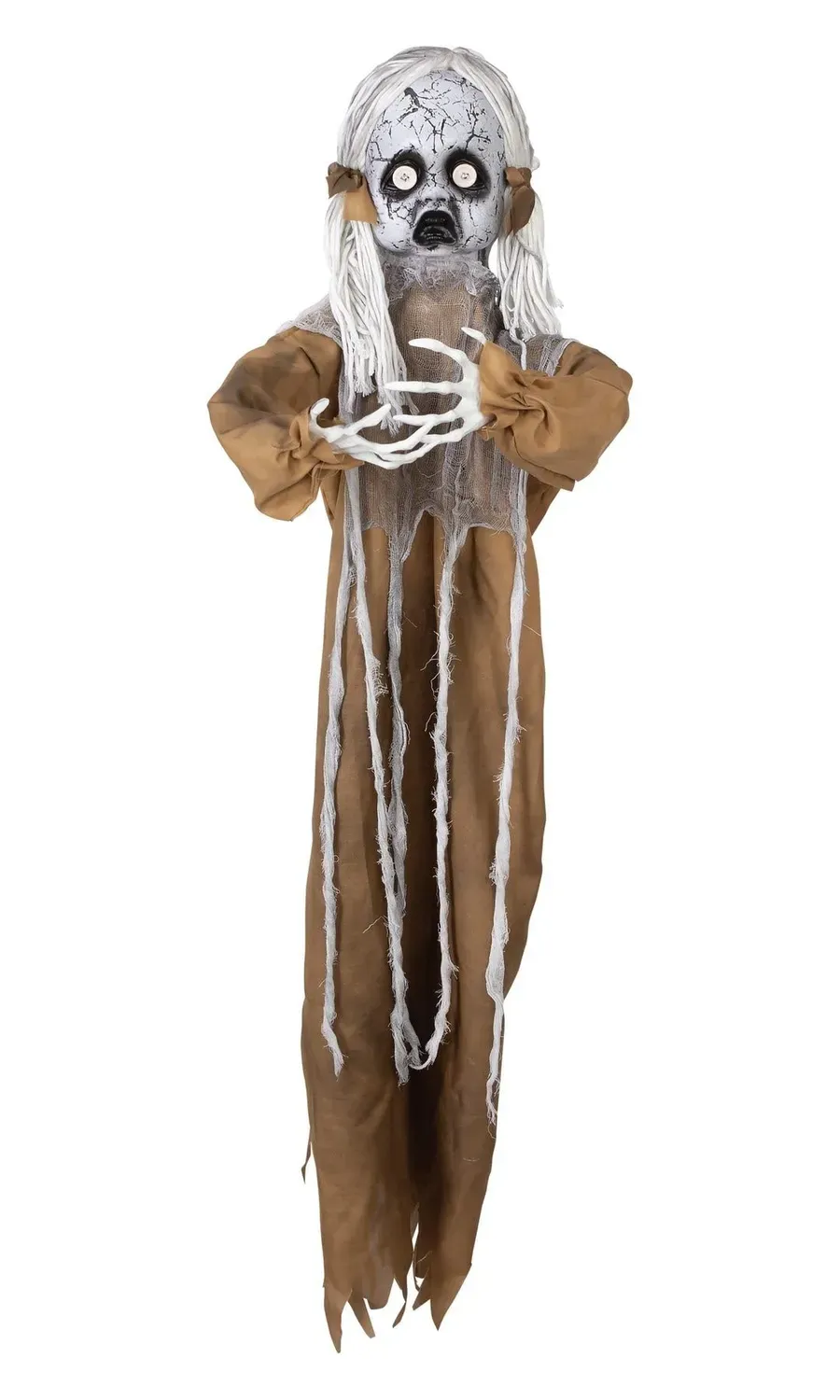 P'tit Clown 24060 bambola animatronic da appendere 120 cm sonora
