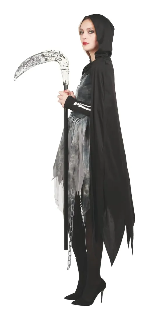 P'tit Clown Mietitore Scheletro Costume Donna XS Nero