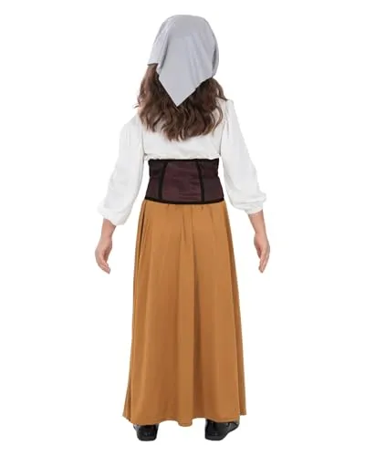 Funidelia Contadinella Medievale costume bambina