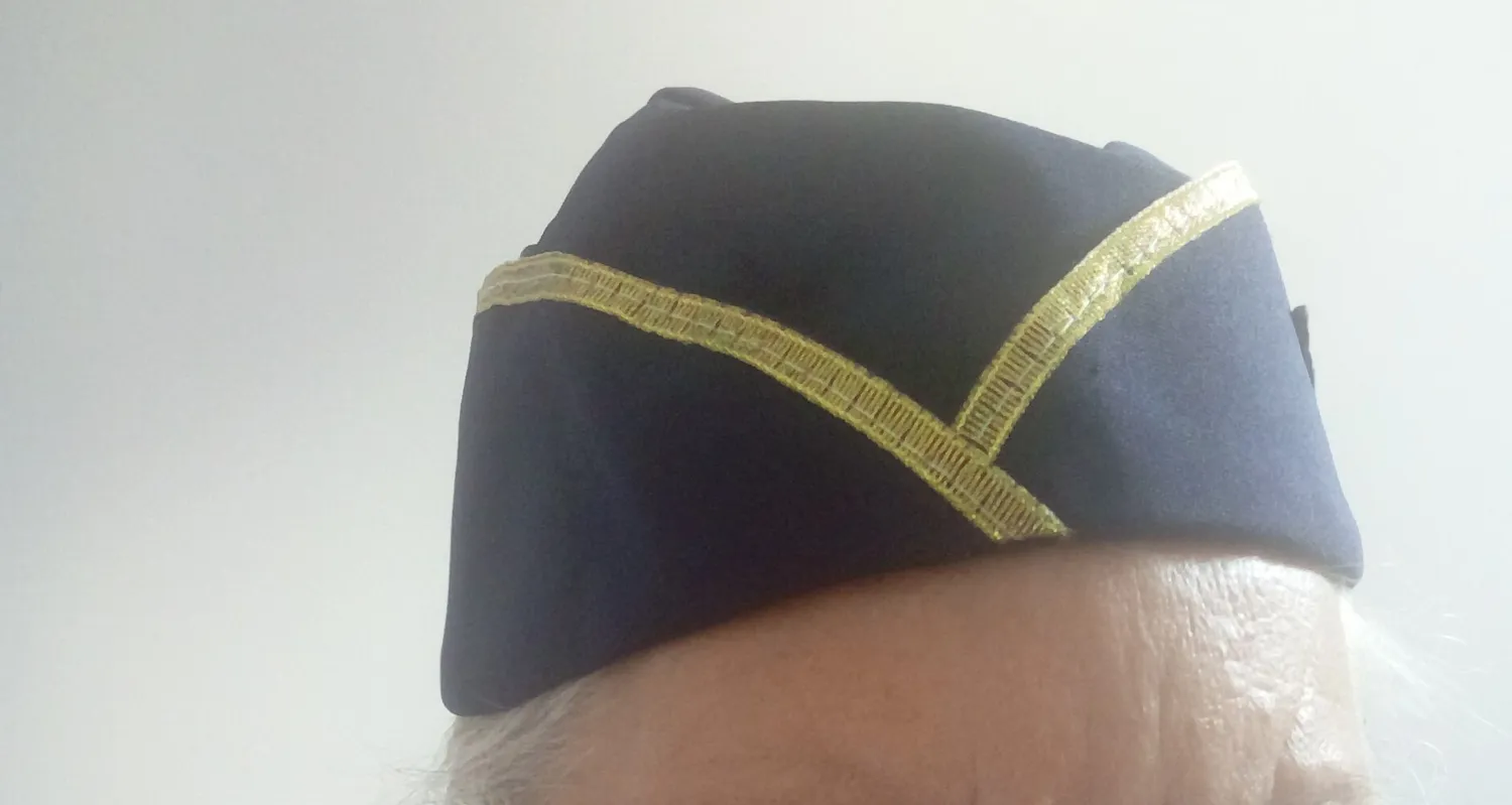 P'tit Clown Calot Hostess Cappello Donna Blu Navy
