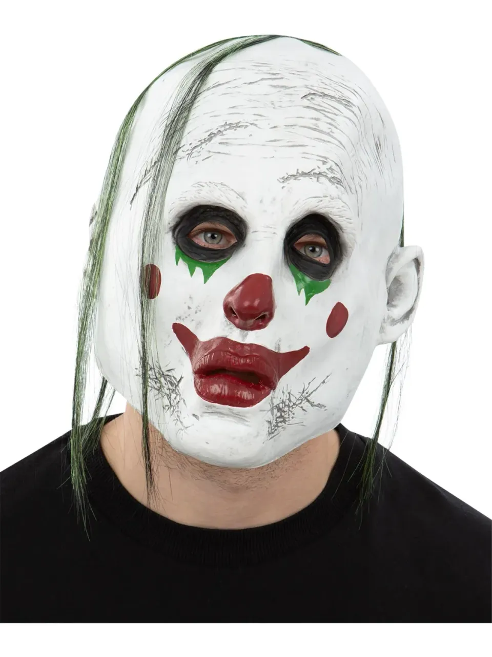 Smiffys Sad Clown maschera lattice adulto spaventosa