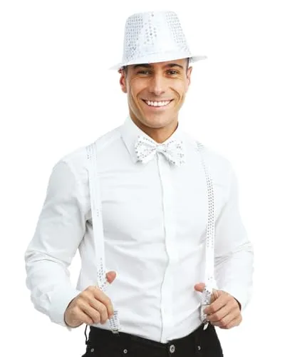 P'tit Clown 66680 Set Accessori Argento Costume Adulto